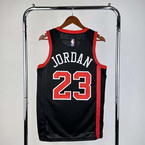Men's 2024 Michael Jordan Black Team Jersey - City Edition
