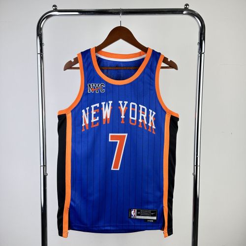 Men's 2024 Carmelo Anthony Blue Team Jersey - City Edition