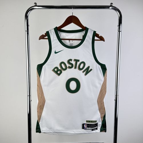 Men's 2024 Jayson Tatum White Team Jersey - City Edition