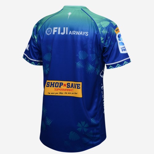 Kids Fijian Drua 2024 Home Rugby Jersey