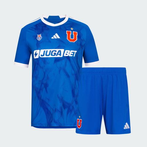 Kids Universidad de Chile 24/25 Home Jersey and Short Kit