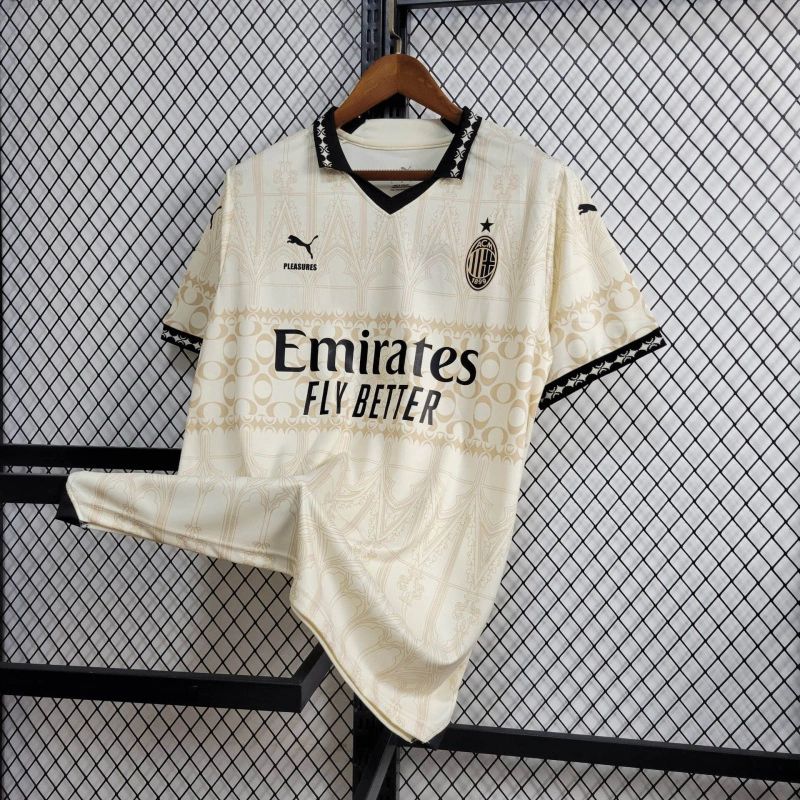 US$ 18.99 - Thai Version AC Milan X Pleasures 23/24 Fourth