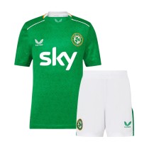 Kids Ireland 2024 Home Jersey and Short Kit