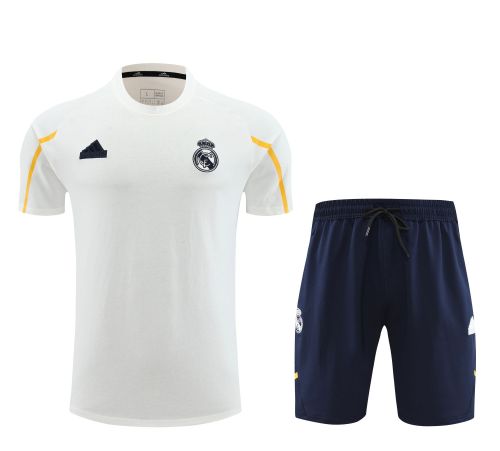 Real Madrid 24/25 Team Shirt and Shorts Set White