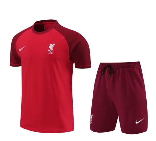 Liverpool 24/25 Team Shirt and Shorts Set Red