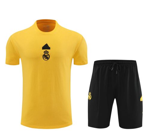 Real Madrid 24/25 Team Shirt and Shorts Set Yellow