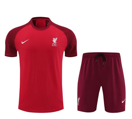 Liverpool 24/25 Team Shirt and Shorts Set Red