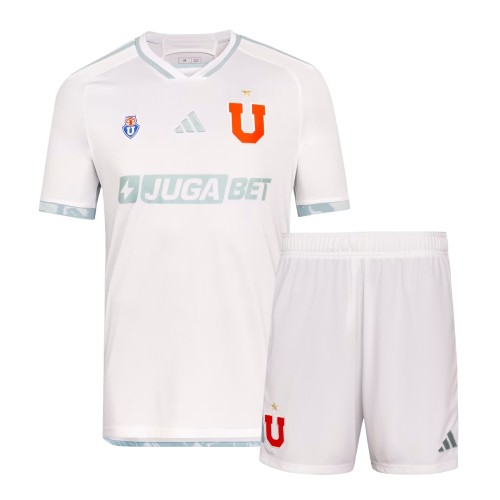Kids Universidad de Chile 24/25 Away Jersey and Short Kit