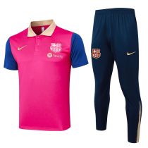 Barcelona 24/25 Polo and Pants Set Red C1087