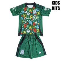 Kids Tigres UANL 24/25 Earth Day Jersey and Short Kit