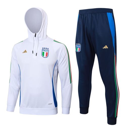 Italy 2024 Half-Zip Hoodie and Pants Set F596