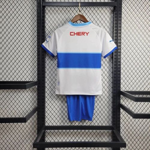Kids Universidad Católica 2024 Home Jersey and Short Kit