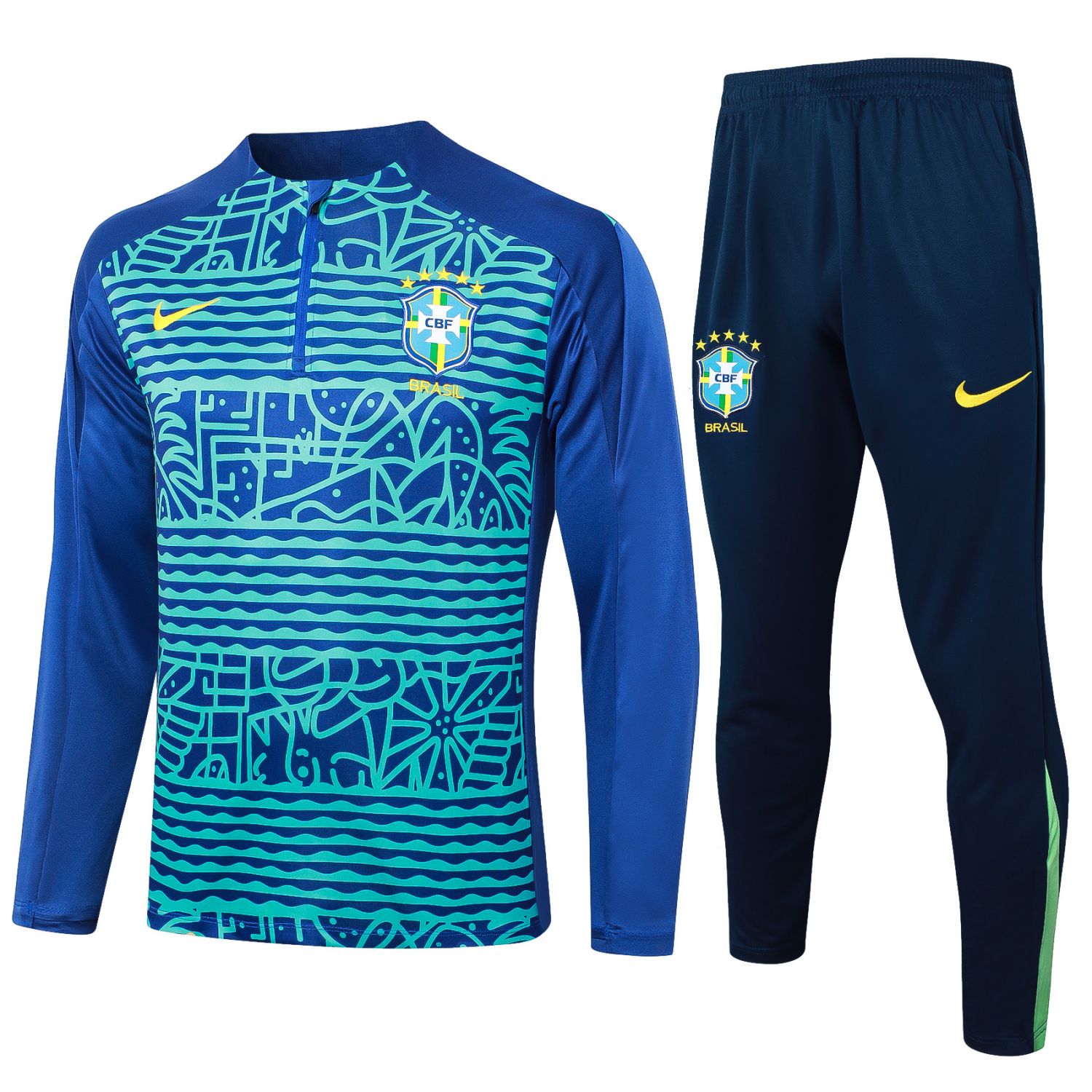 US$ 47.00 - Brazil 2024 Half-Zip Training Sweatshirt and