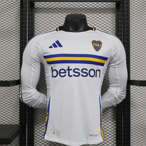 Player Version Boca Juniors 24/25 Away Long Sleeve Authentic Jersey