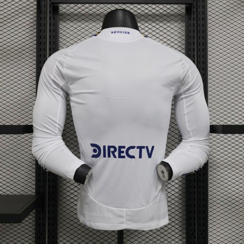 Player Version Boca Juniors 24/25 Away Long Sleeve Authentic Jersey