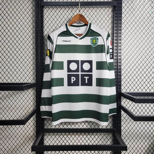 Sporting CP 2002/2003 Home Retro L/S Jersey