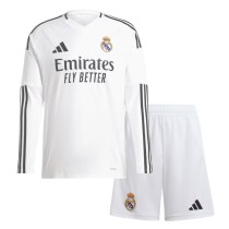 Real Madrid 24/25 Home Long Sleeve Jersey and Short Kit