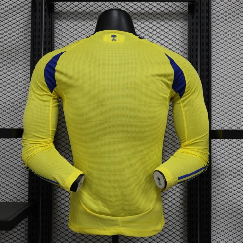 Player Version Al-Nassr FC 24/25 Home Long Sleeve Authentic Jersey