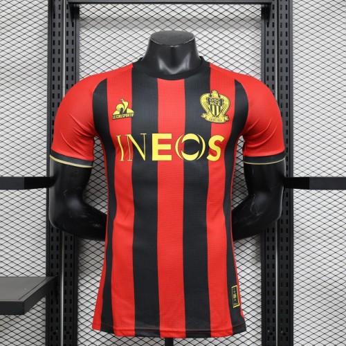 Player Version OGC Nice 24/25 Home Authentic Jersey