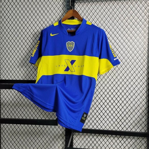Boca Juniors 2005 Centenary Home Retro Jersey