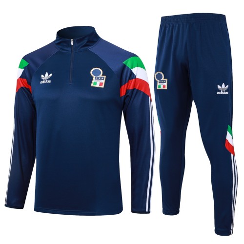 Italy 2024 Half-Zip Training Top and Pants Set B916