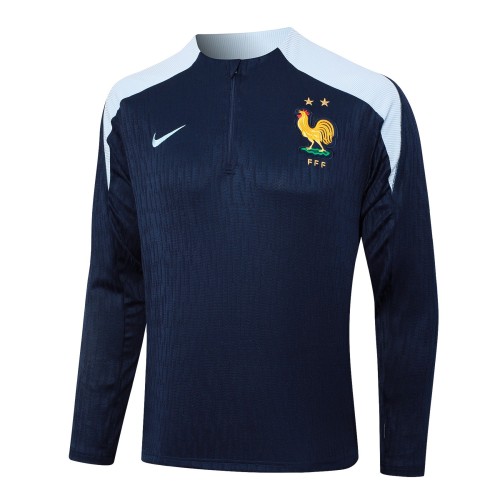 Player Version France 2024 Half-Zip Training Top and Pants Set B921