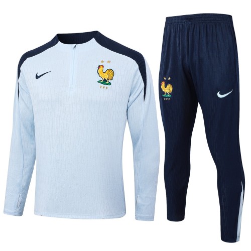 Player Version France 2024 Half-Zip Training Top and Pants Set B922