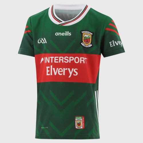Kids Mayo GAA 2025 Home Jersey - 3 Stripe