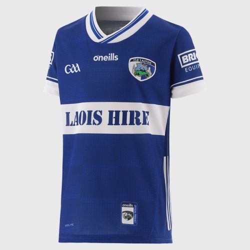 Kids Laois GAA 2025 Home Jersey - 3 Stripe