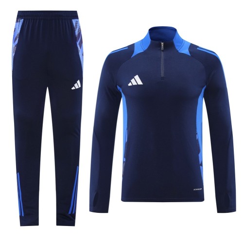 Men's 2025 Half-Zip Training Top and Pants Set AB07