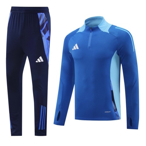 Men's 2025 Half-Zip Training Top and Pants Set AB07 - 1