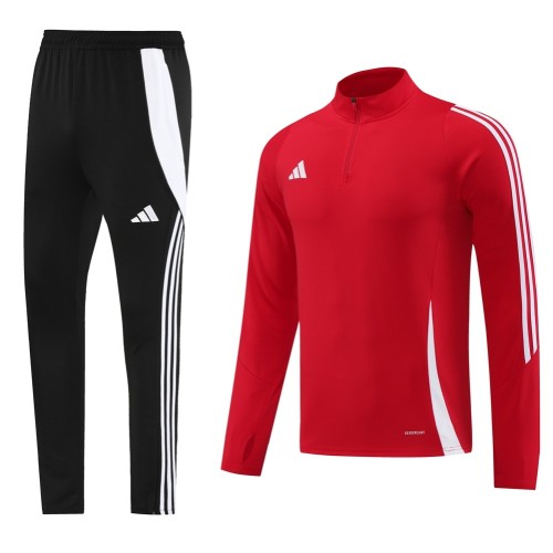 Men's 2025 Half-Zip Training Top and Pants Set AB06 - 3