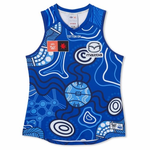 North Melbourne Kangaroos 2024 Men's AFLW Indigenous Guernsey