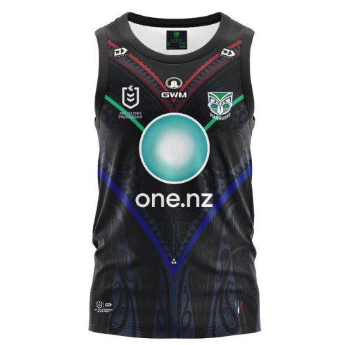 New Zealand Warriors 2024 Men's Indigenous Singlet