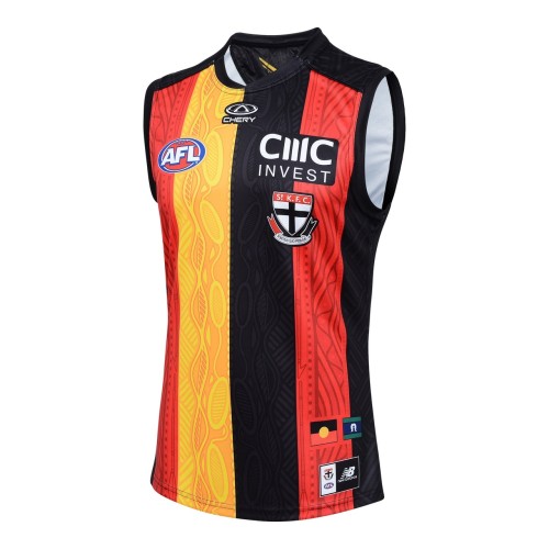 St Kilda Saints 2024 Mens Indigenous Guernsey