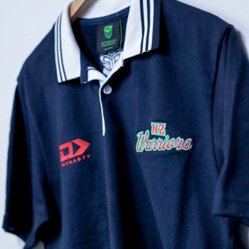 New Zealand Warriors 2024 Men's Dynasty Traditional Polo Shirt