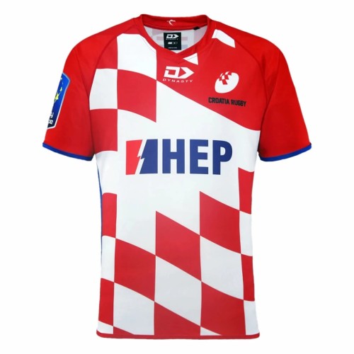 Croatia 2024/2025 Men's Home Rugby Jersey