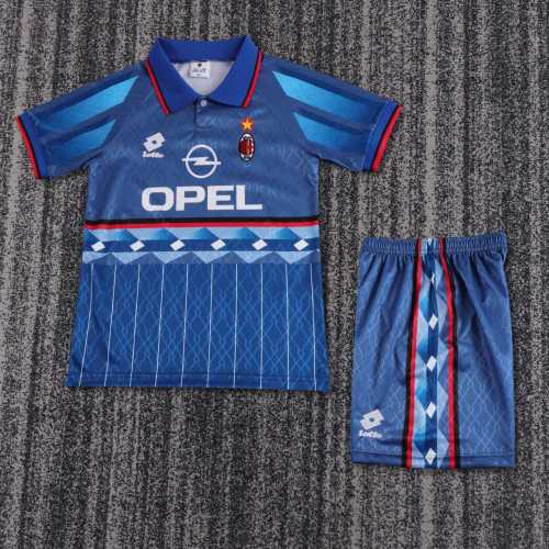 Kids AC Milan 1995/1996 Fourth Retro Kit