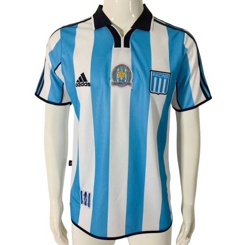 Racing Club de Avellaneda 2000/2001 Home Retro Jersey