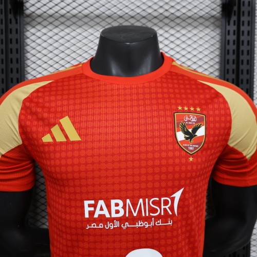 Player Version Al Ahly 24/25 Home Authentic Jersey