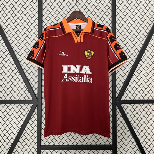 AS Roma 1998/1999 Home Retro Jersey