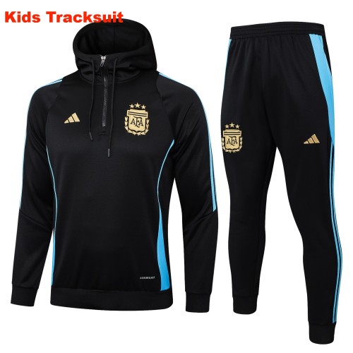 Kids Argentina 24/25 Half-Zip Hoodie and Pants Set E824