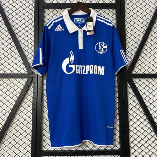 Schalke 04 2010/2011 Home Retro Jersey