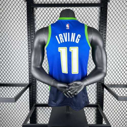 Men's Kyrie Irving Blue Team Jersey
