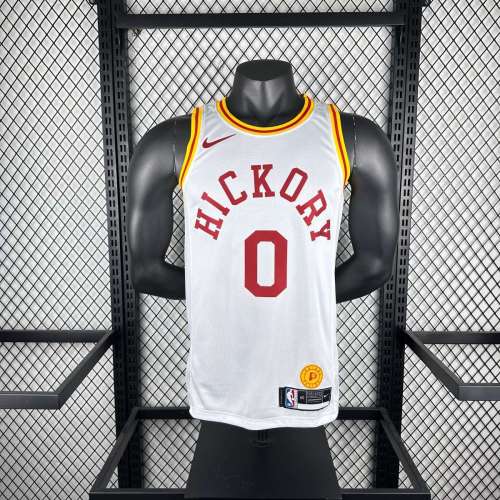 Men's 2020 Tyrese Haliburton Retro White Team Jersey
