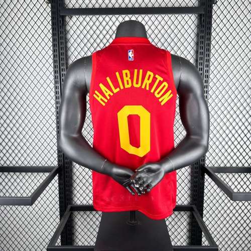 Men's 2019 Tyrese Haliburton Retro Red Team Jersey