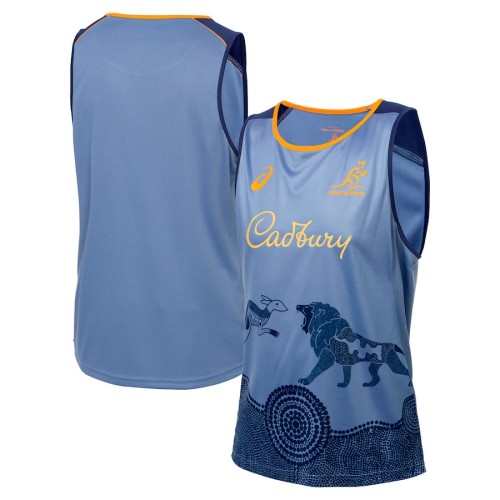 Australia Wallabies Lions Tour 2025 Training Rugby Singlet