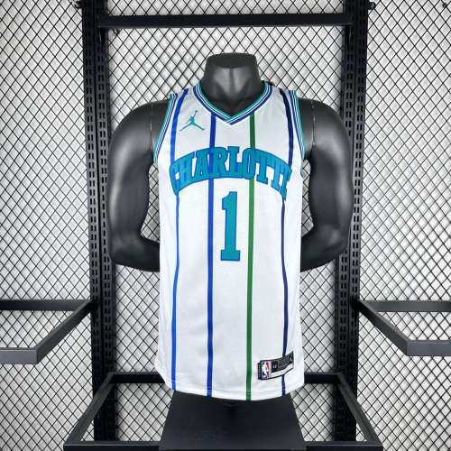 Men's 2019 LaMelo Ball Retro White Team Jersey