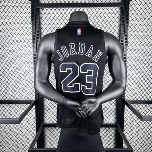 Men's Michael Jordan Black Team Jersey
