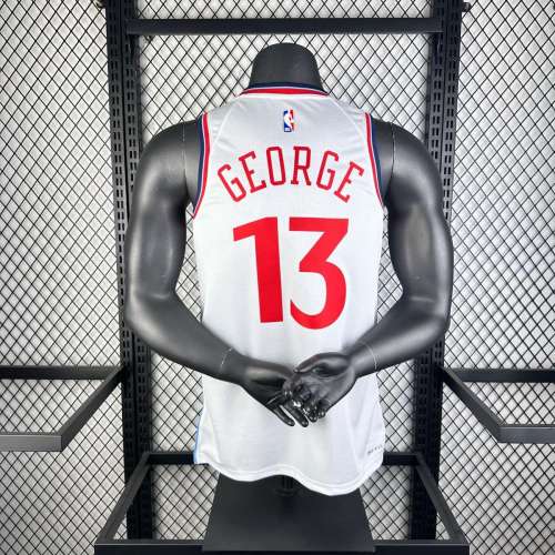 Men's 2025 Paul George White Team Jersey